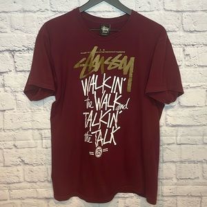 Stussy rare Maroon T-Shirt